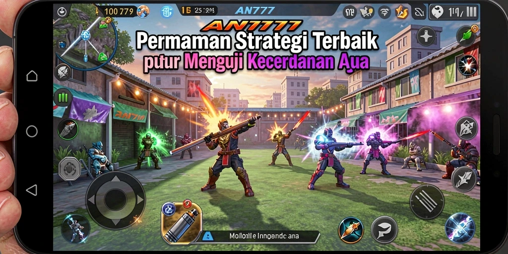 Tangkapan layar AN777 menampilkan aksi strategis yang mendebarkan.