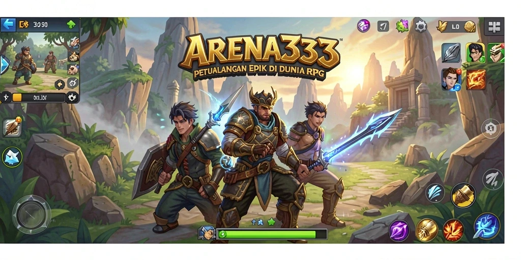 Tampilan gameplay seru di dunia RPG ARENA333.
