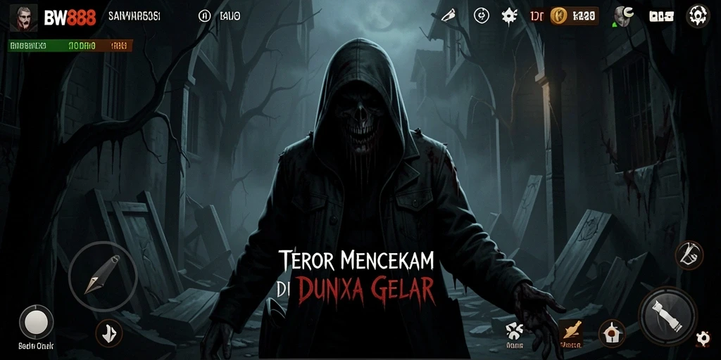 Gameplay menyeramkan dalam BW888 dengan suasana mencekam.