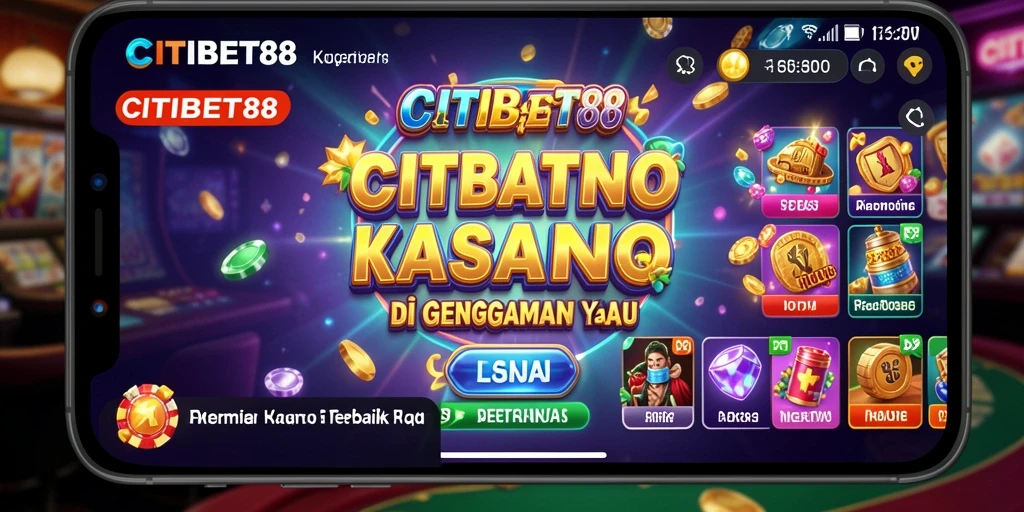 Tampilan menarik dari gameplay kasino CITIBET88 yang menghibur.