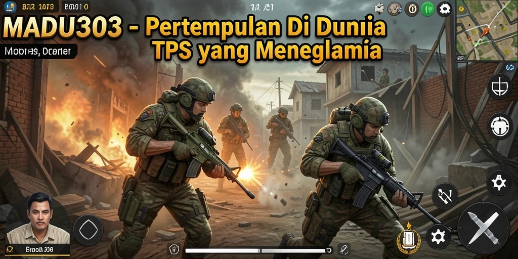 Tampilan menarik dari gameplay TPS MADU303 yang memukau.