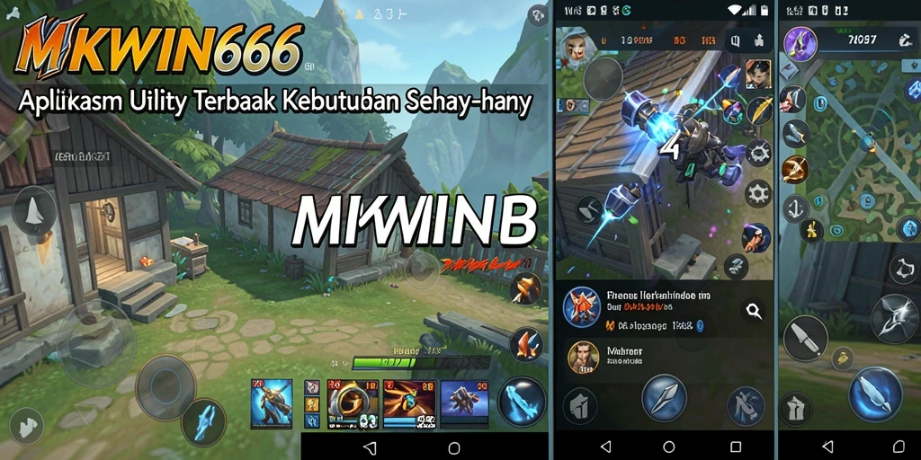 Tampilan antarmuka aplikasi MKWIN666 yang menarik dan mudah digunakan.