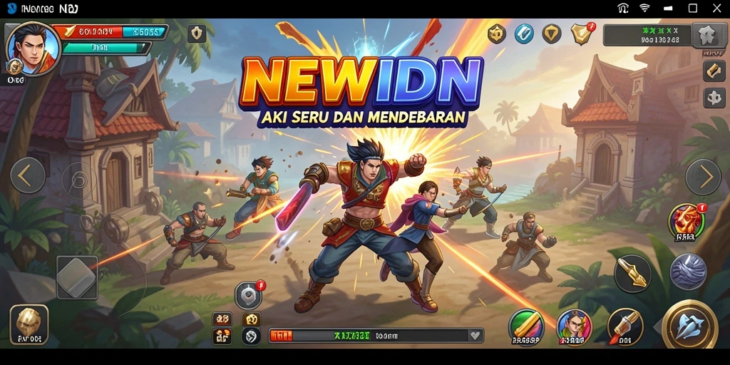Tampilan gameplay seru dan mendebarkan dari NEWIDN.