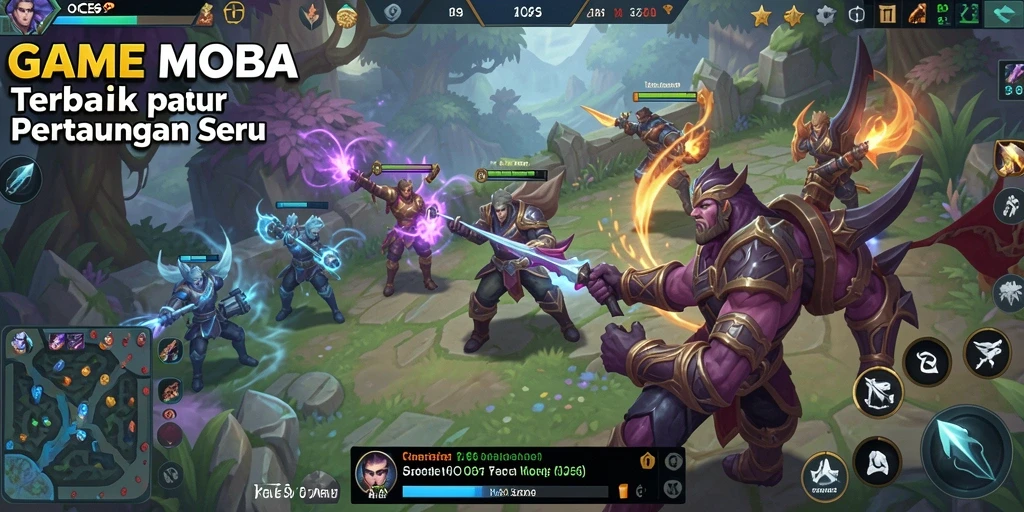 Tampilan gameplay seru dalam pertempuran tim di OCE69.