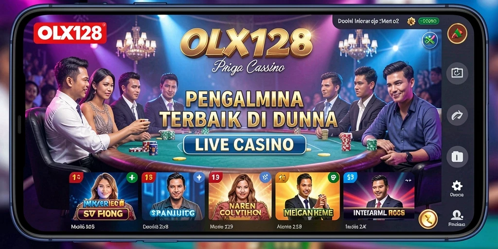 Tampilan gameplay Live Casino yang mengasyikkan dan interaktif.