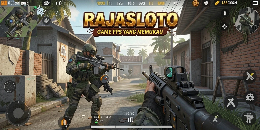 Tampilan menegangkan dari gameplay RAJASLOTO yang seru.