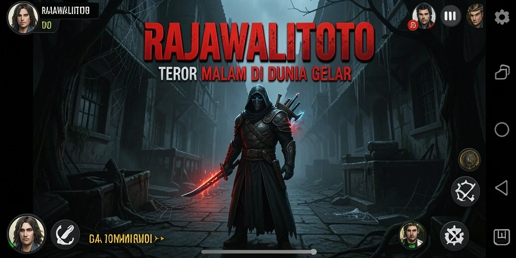 Screenshot menampilkan gameplay menegangkan di dunia horror RAJAWALITOTO.