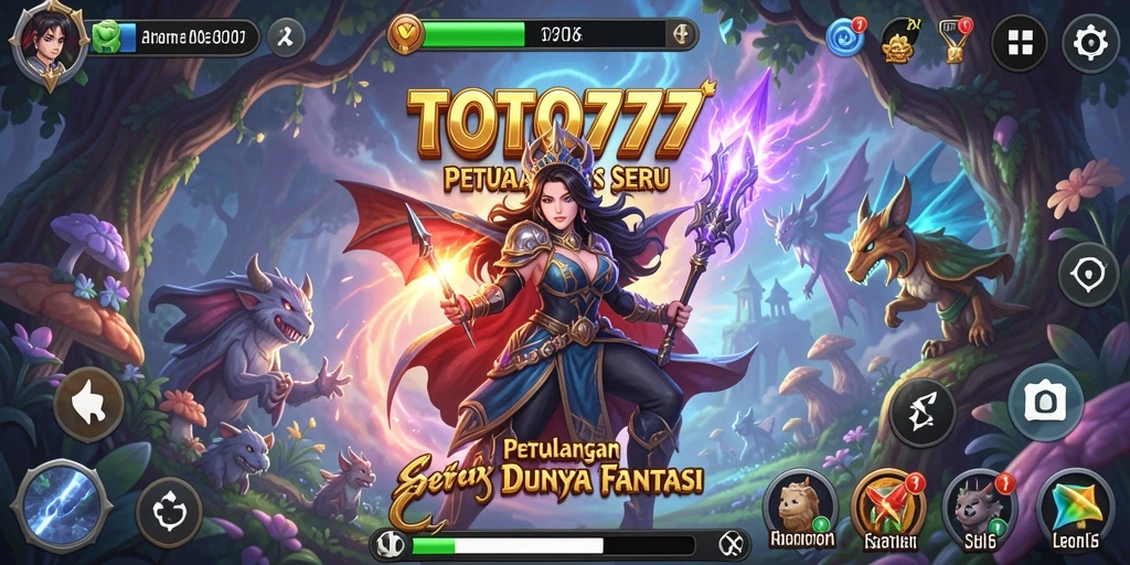 Tampilan menakjubkan gameplay petualangan dalam TOTO777.
